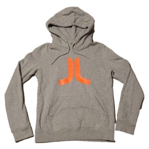 💀WESC Grey with Orange Icon Hoodie